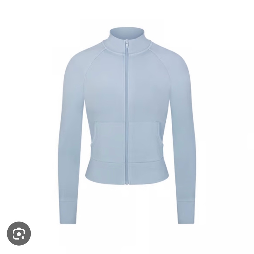 Women's Light Blue Outdoor Track Jacket (SKIMS)
